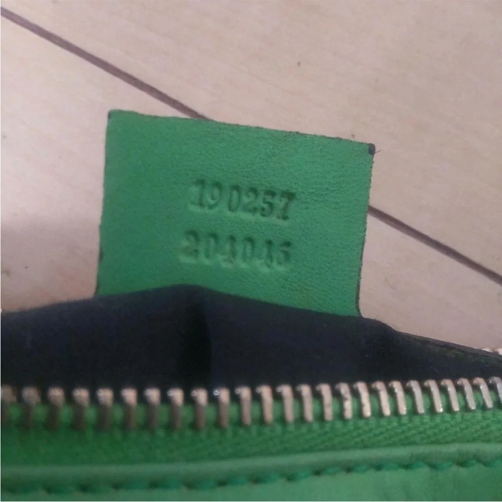 Gucci Green and White Satchel - Picture 5 of 8